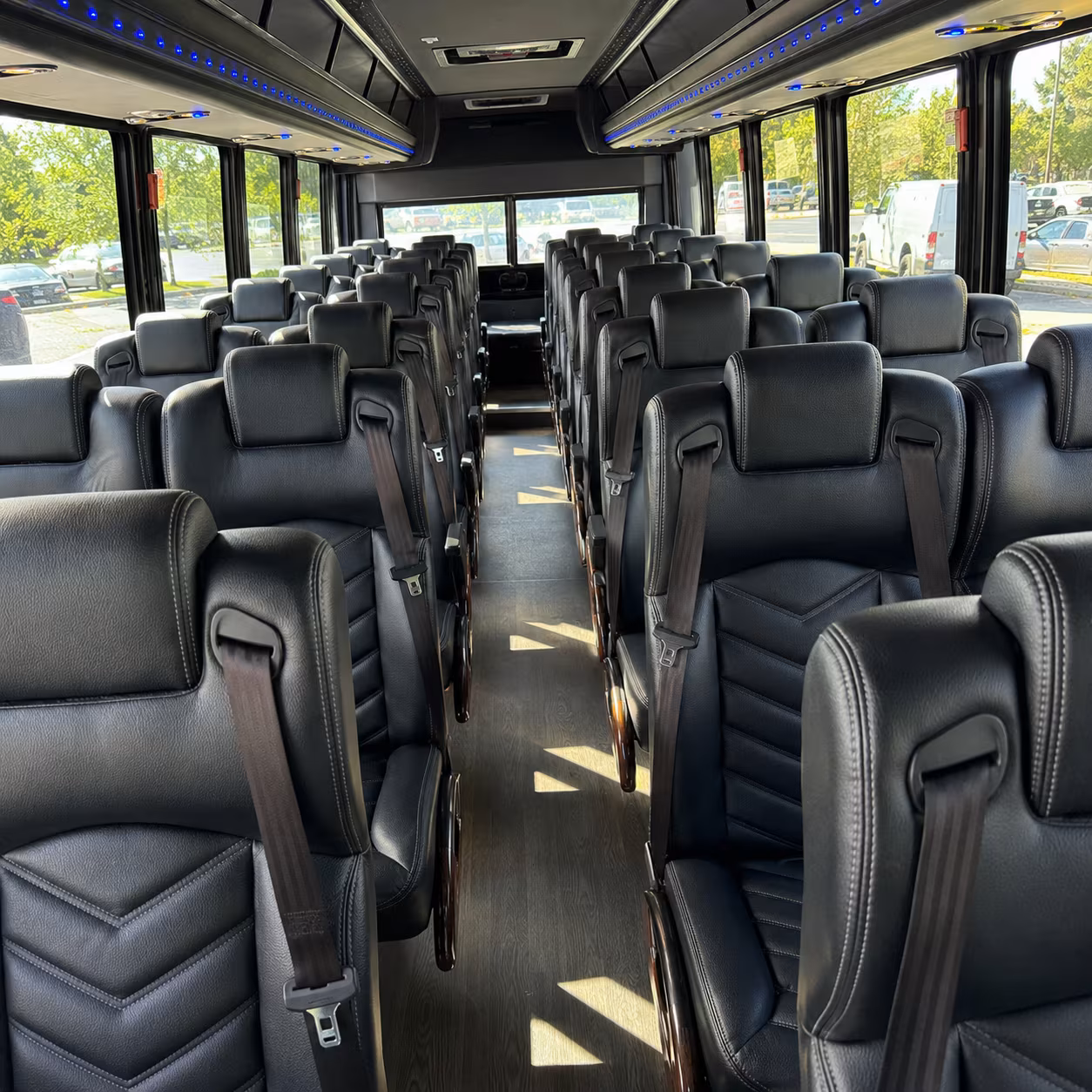 rochester hills long distance transportation onboard seating