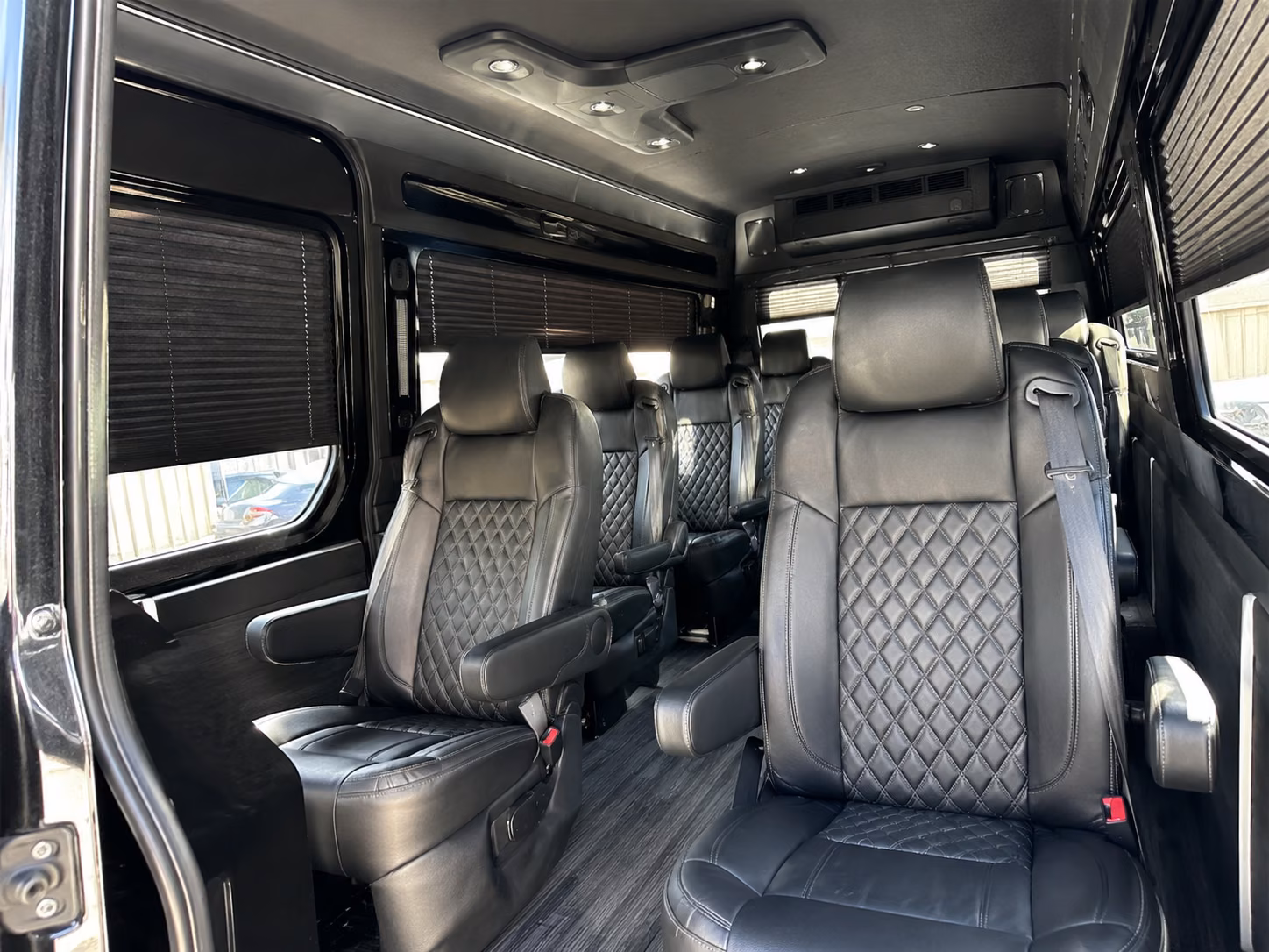 sprinter van with driver interior